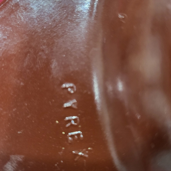 Vintage Pyrex Old Orchard 1.5 QT Ovenware Oval Casserole Dish with Brown Lid - Picture 4 of 8